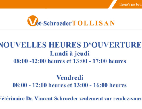Nouvelles heures d&rsquo;ouverture